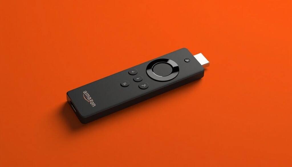 Amazon Fire TV Stick 4K Max plugáilte isteach i bport HDMI TV le cianrialtán le haghaidh socrú sruthú IPTV Ireland