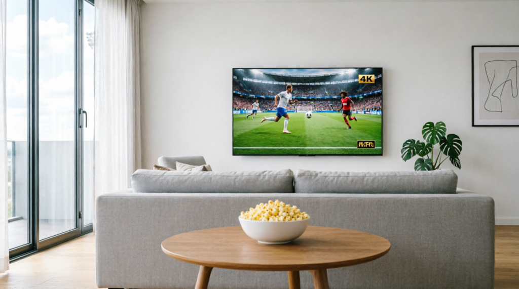 Best IPTV service 2026 streaming live sports in 4K on a Smart TV