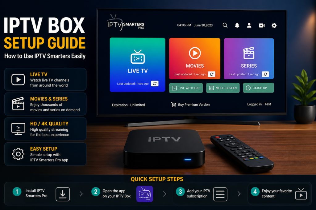 iptv box
iptv smarters pro