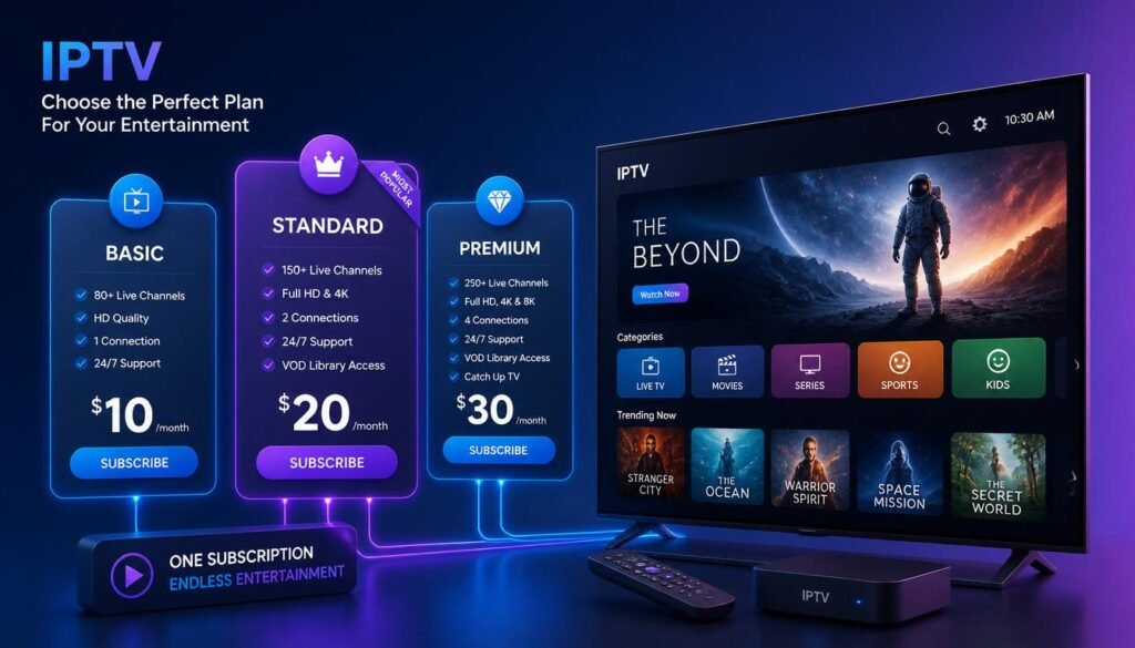 TV pricing overview and subscription plans