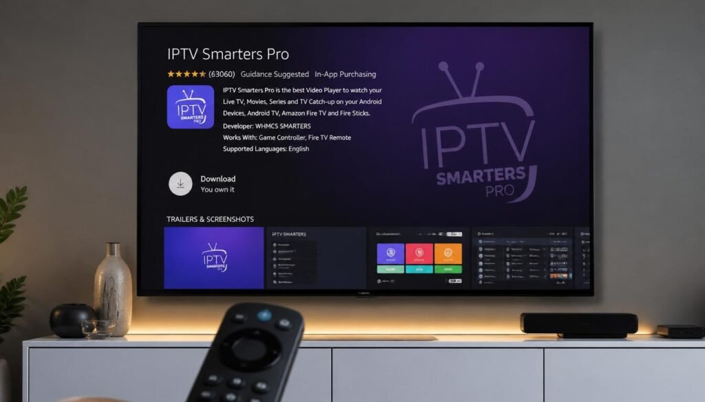 Step by step IPTV Smarters installation on Amazon Firestick TV device
